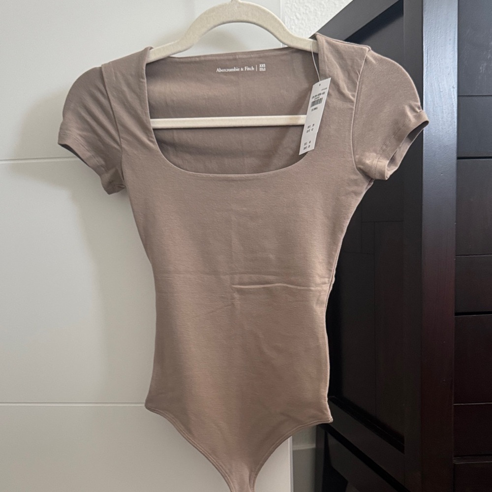 Abercrombie & Fitch Brown Bodysuit Top